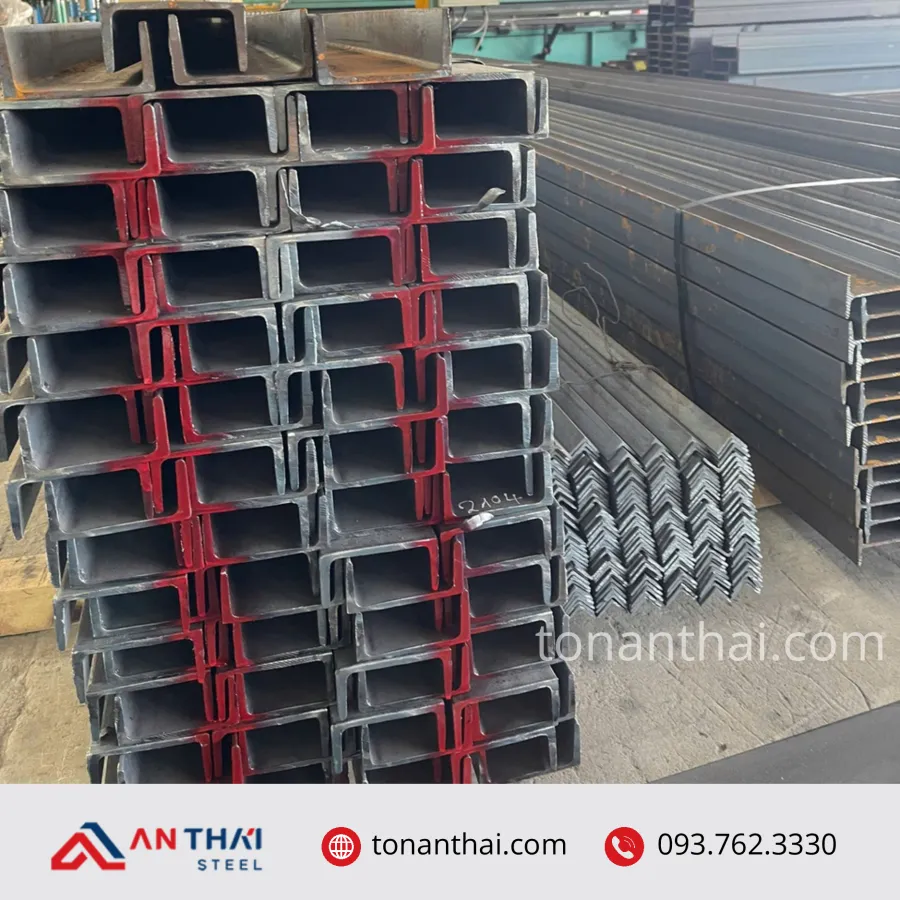 Thép hình U80x42x4.7×4.5x6m hình 2